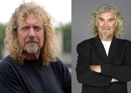 bigyinandplant photo bigyinandplant Shit Lookalikes Robert Plant and Billy Connolly